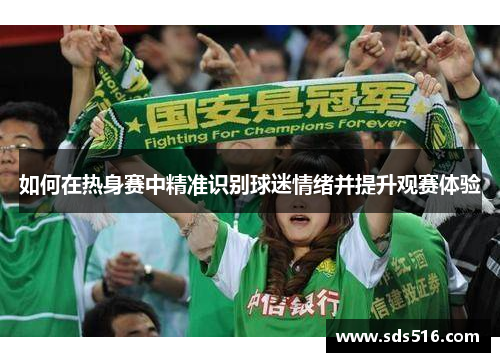 如何在热身赛中精准识别球迷情绪并提升观赛体验